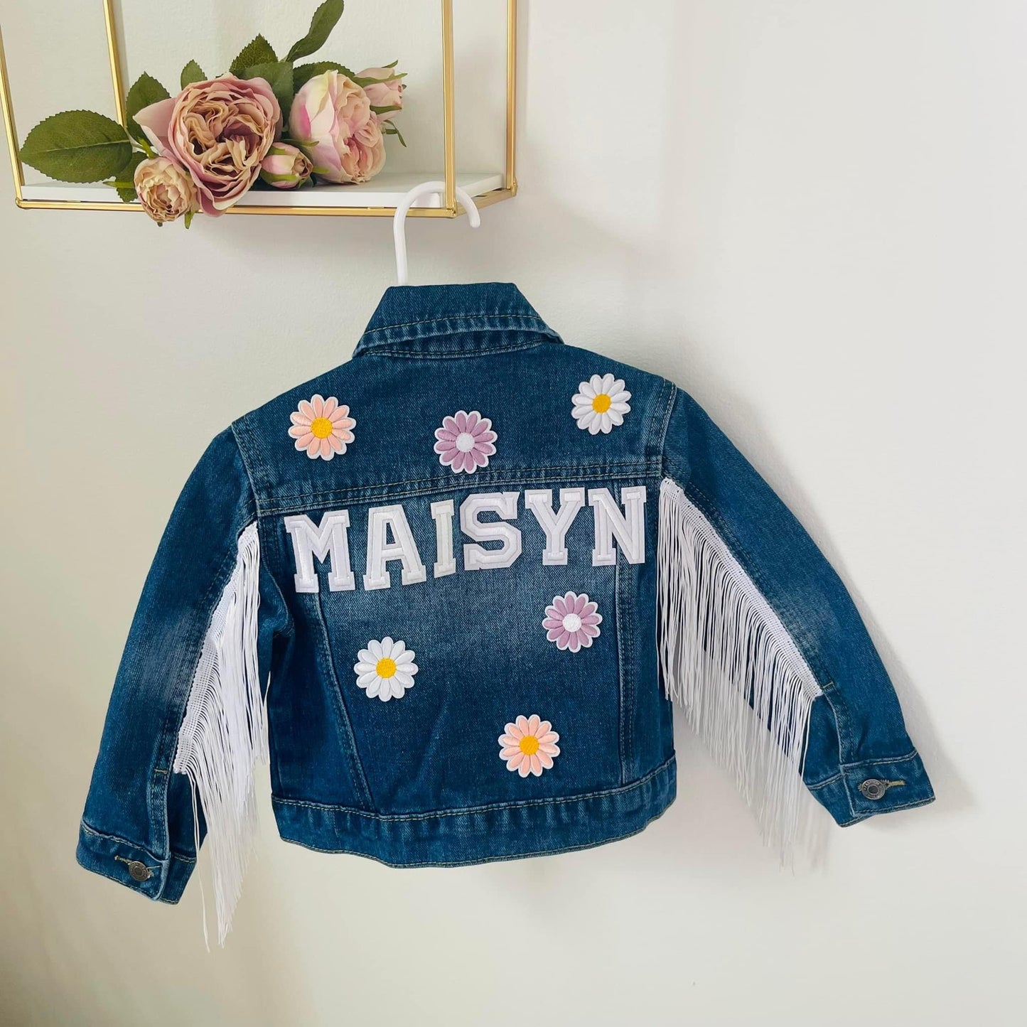 Girl Custom Name Jean Jackets