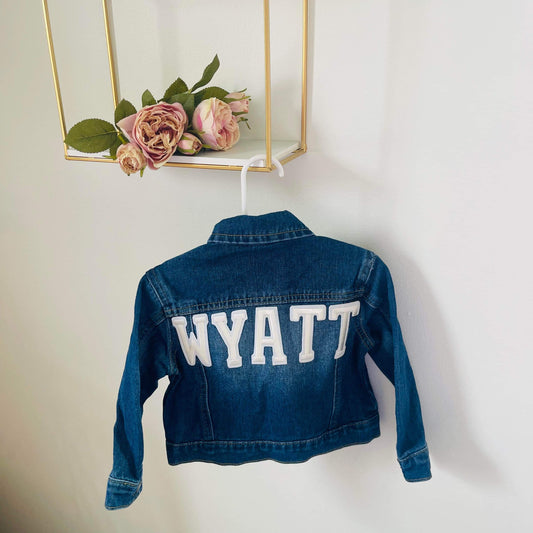 Boy Custom Name Jean Jackets